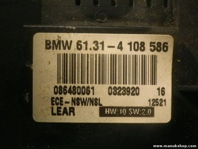 Conmutador de luces BMW E46 61314108586 6131-4108586 086480061