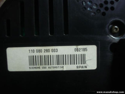 Cuadro de instrumentos Seat Altea 2,0L TDI 5P0920822E VDO V1056161 110080280003