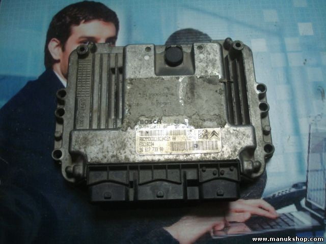 Centralita del motor Citroen 9661773380 96 617 733 80 EDC16C34 0281011863