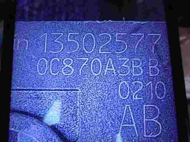 Airbag Centralita Chevrolet 13502577 0C870A3B B