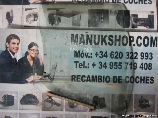 SsangYong Musso 43R00107 DOT312AS2M241 vetro porta posteriore destro