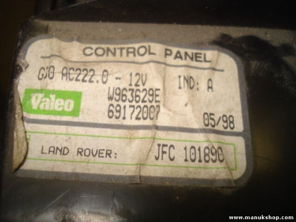 A/C System Range Rover P38 Land Rover 69172007 W963629E JFC 101890 JFC101890