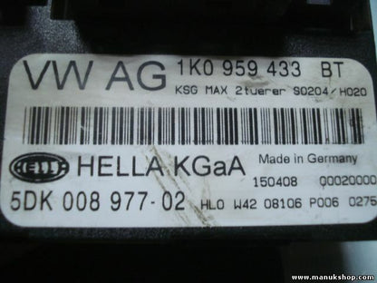 Controlador Confort VW Volkswagen AG  1K0959433BT 1KO959433BT HELLA 5DK00897702
