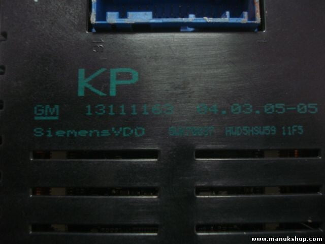 Pantalla del salpicadero Opel Astra H Zafira-B MID GID 13111163 SIEMENS 5WK70037