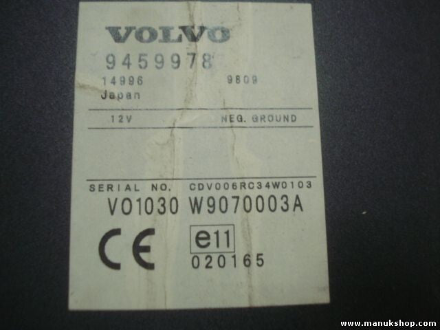 CD-Changer  Volvo S80 1999 9459978 V01030 W9070003A