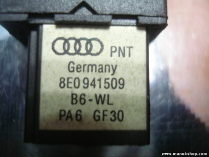 Interruptor de emergencia Audi A4 8E B6 B7 8E0941509 8E0 941 509 B6-WL PA6GF30