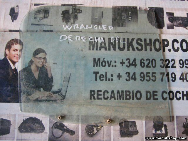 Vetro porta anteriore destra Jeep Wrangler