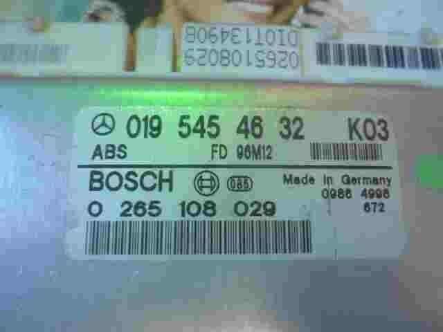 ABS Centralita Mercedes-Benz 0195454632 K03 FD96M12 BOSCH 0265108029