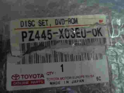 Disc Set Dvd Rom Toyota Lexus E21 E1D TNS600 PZ445X03EU0K PZ445-X03EU-0K