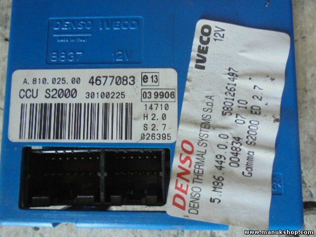 Control electrónico del aire acondicionado Iveco Daily A81002500 4677083
