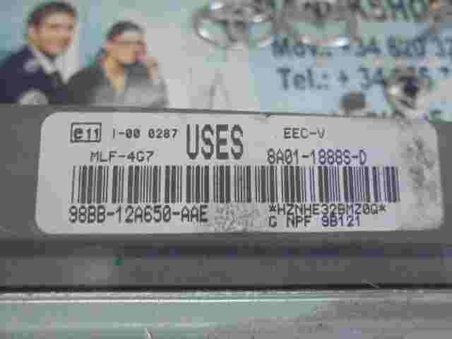 Centralita Ford Mondeo II 2.5 Cougar 98BB12A650AAE 8A011888SD USES EEC-V MLF-4G7